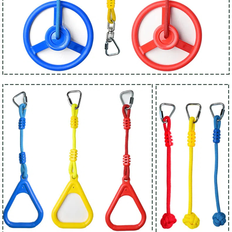 Kids Outdoor Ninja - Children Ring Swing Outdoor Exercise Toy