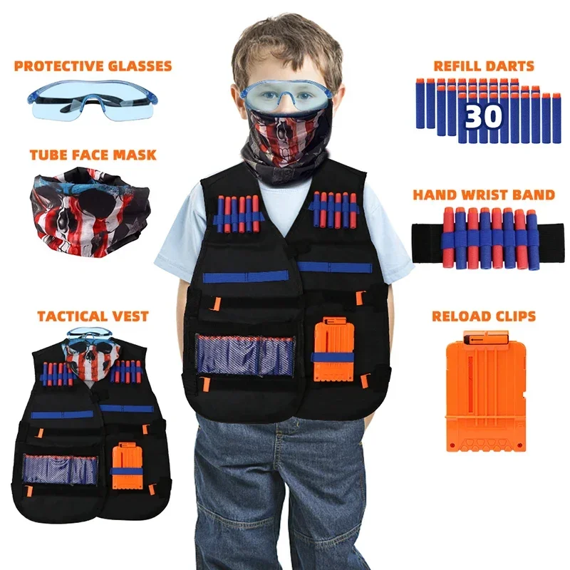 Kids Outdoor Vest - SNEW Kids Tactical Vest Suit Kit