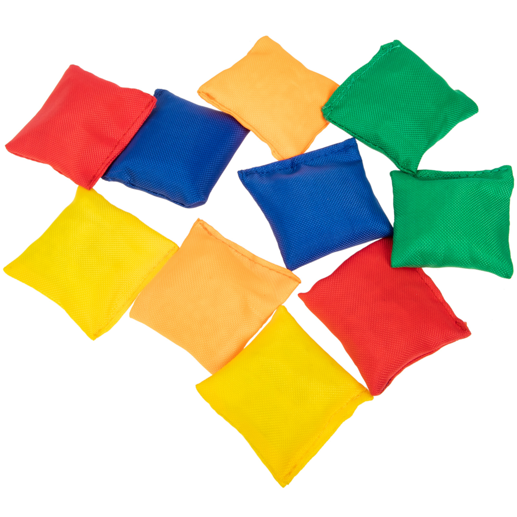 Kids Outdoor Bean Bag - 10 Pcs Mini Bean Bags Colorful