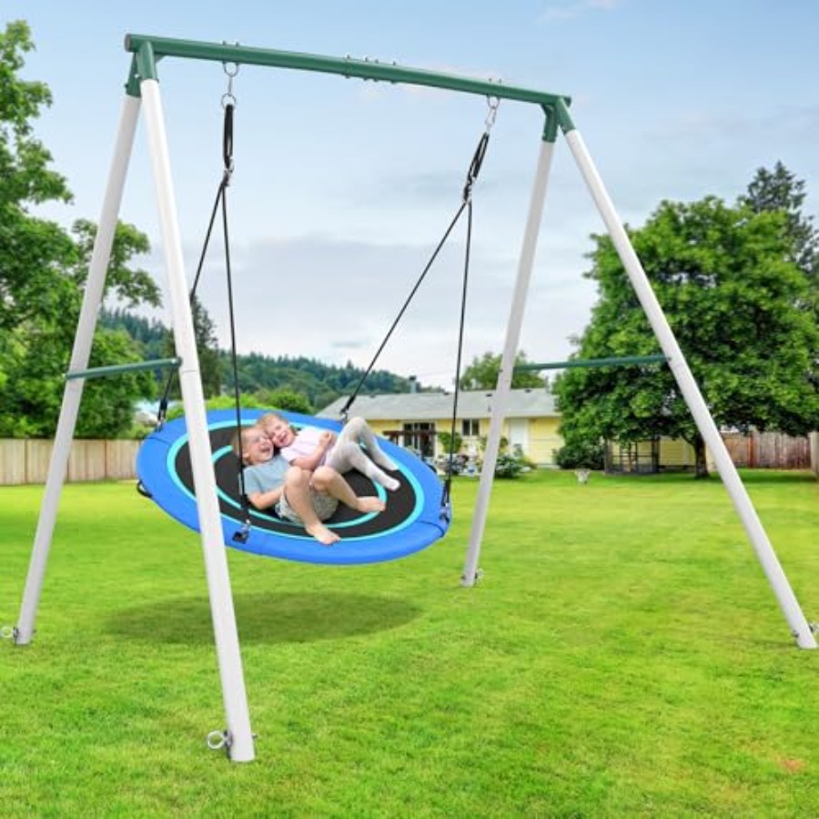 Kids Outdoor Swing Set - 50
