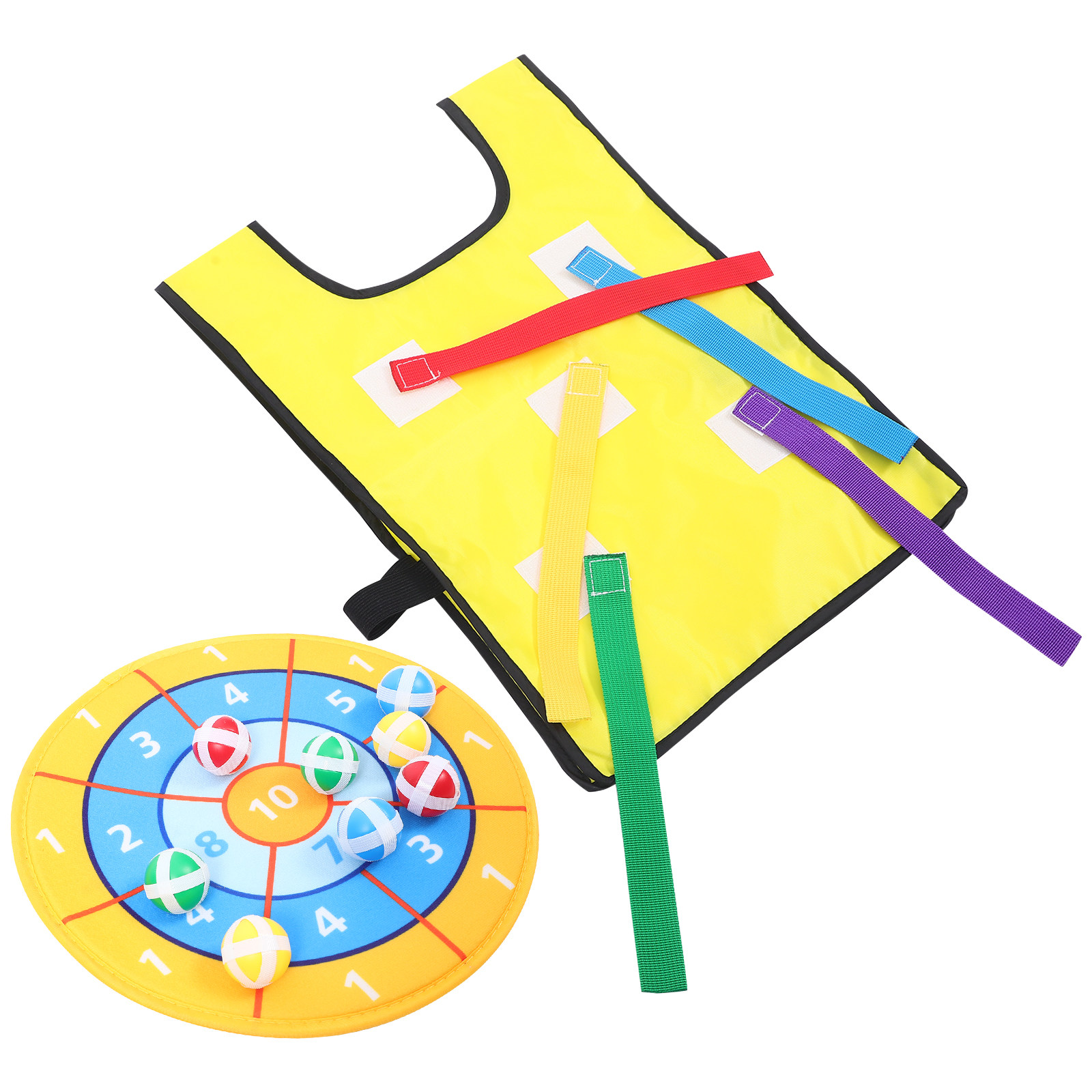 Kids Outdoor Vest - 1Set Sticky Ball Vest Kit Soft
