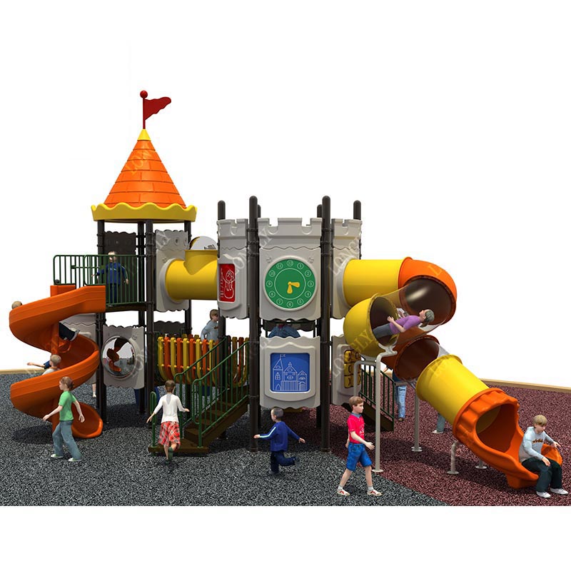 Kids Outdoor Park - Castle Style Kids Slide for Outdoor