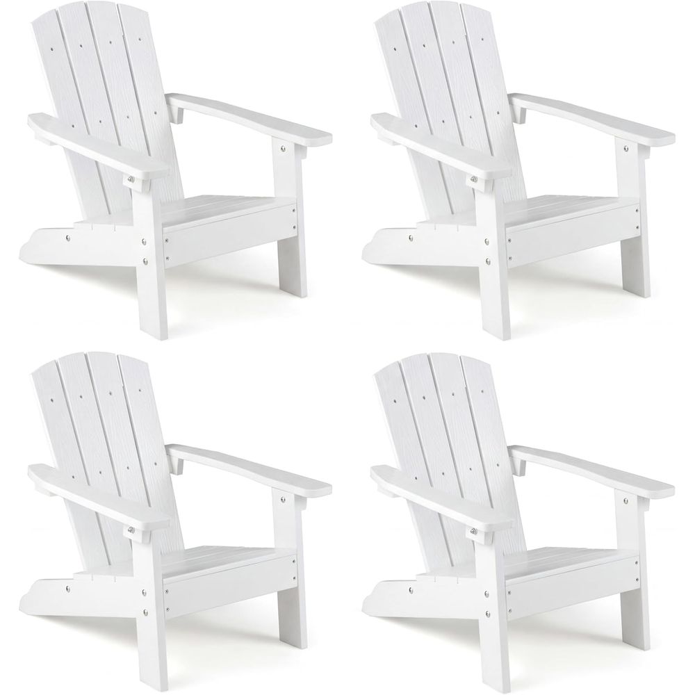 Kids Outdoor Adirondack Chair - Kids Adirondack Chair, All-Weather HIPS Patio