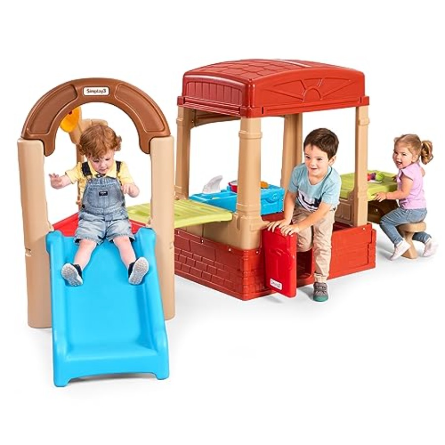 Kids Outdoor Kitchen - Backyard picnic playhouse for kids: plastic