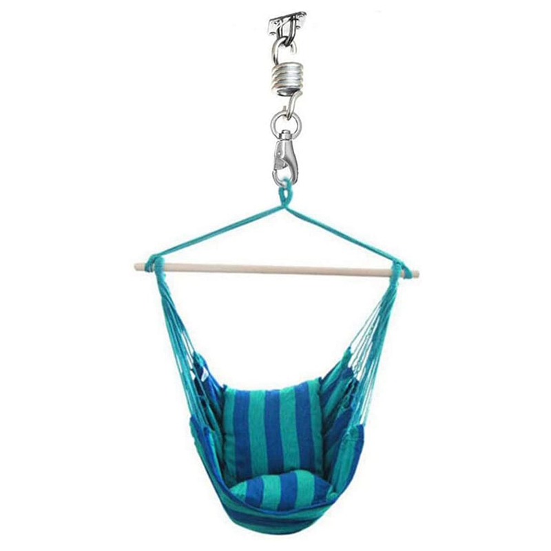 Kids Outdoor Swing Set - 2Pcs 700Lbs Weight Capacity Hammock Chair