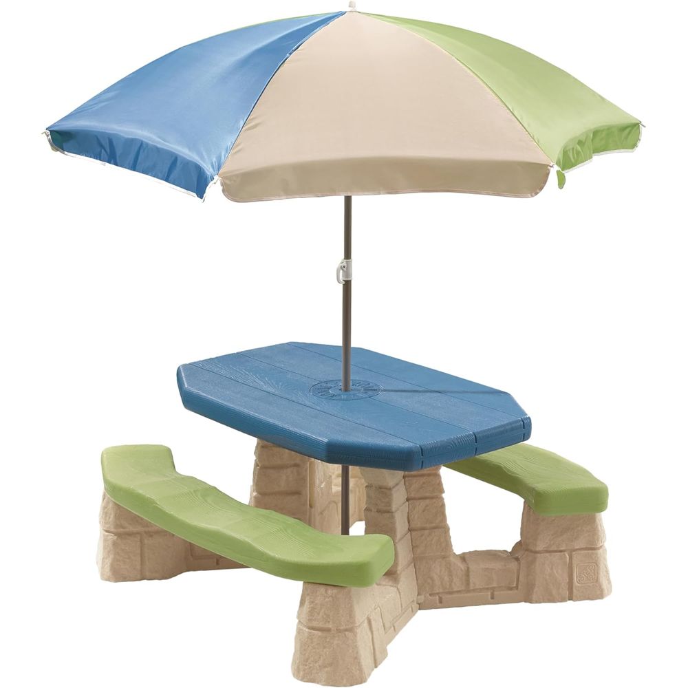 Kids Outdoor Table And Chair Set - Naturally Playul Kids Picnic Table with