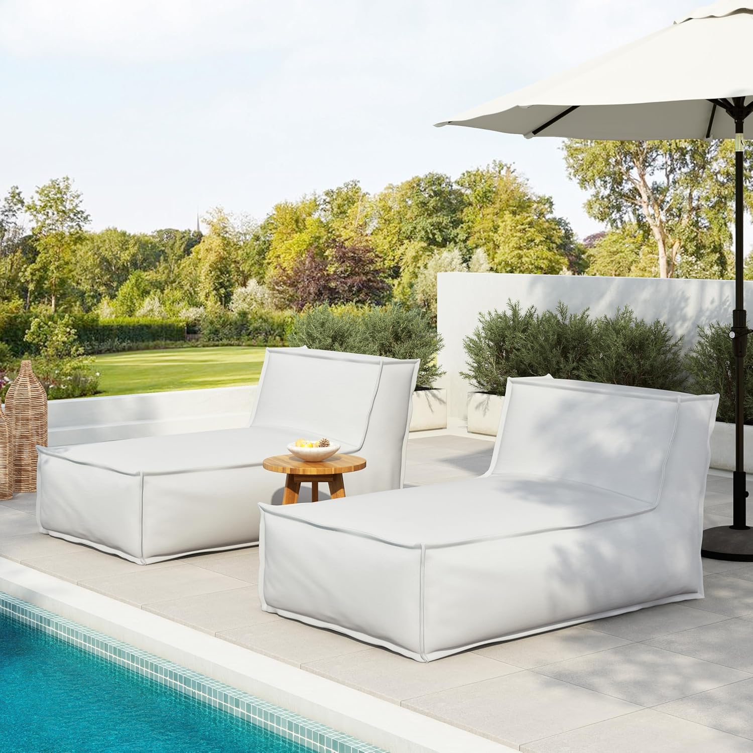 Kids Outdoor Lounge Set - Natty Outdoor Bean Bag Chair Set