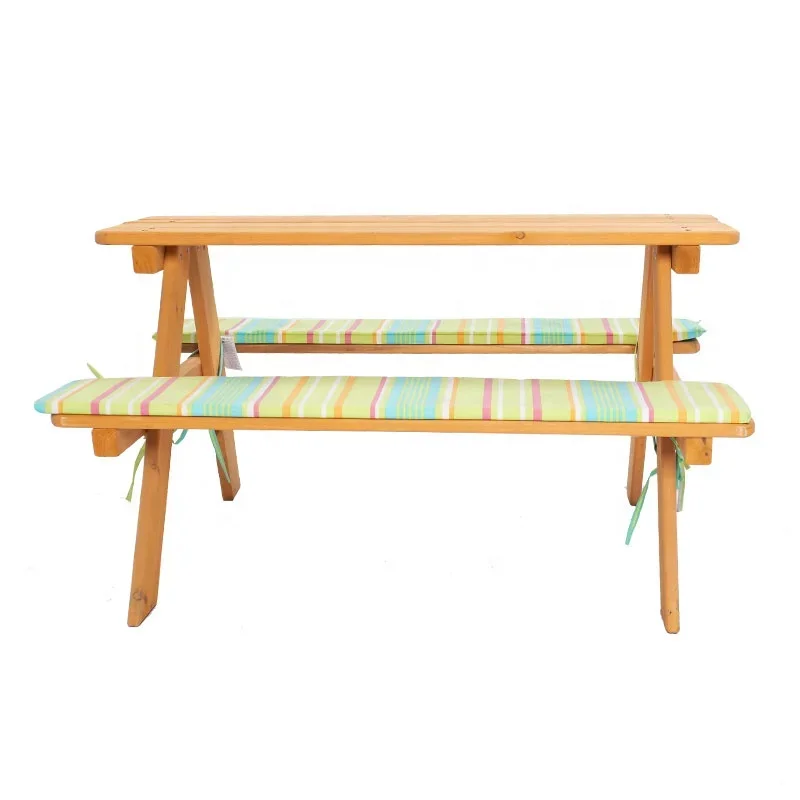 Kids Outdoor Table And Chair Set - -Outdoor furniture wood kids table and
