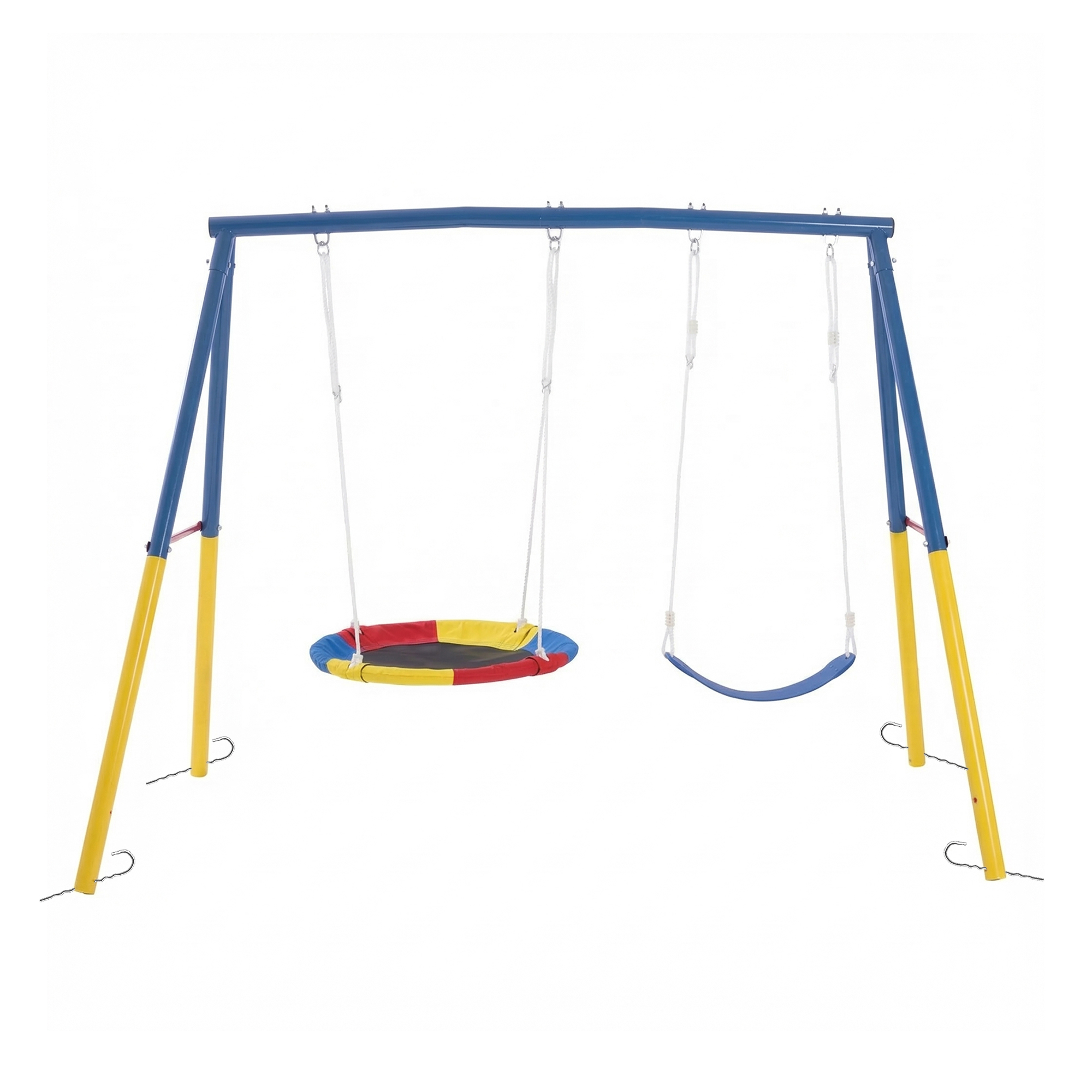 Kids Outdoor Swing Set - Outdoor Swing Set with Backyard Outdoor