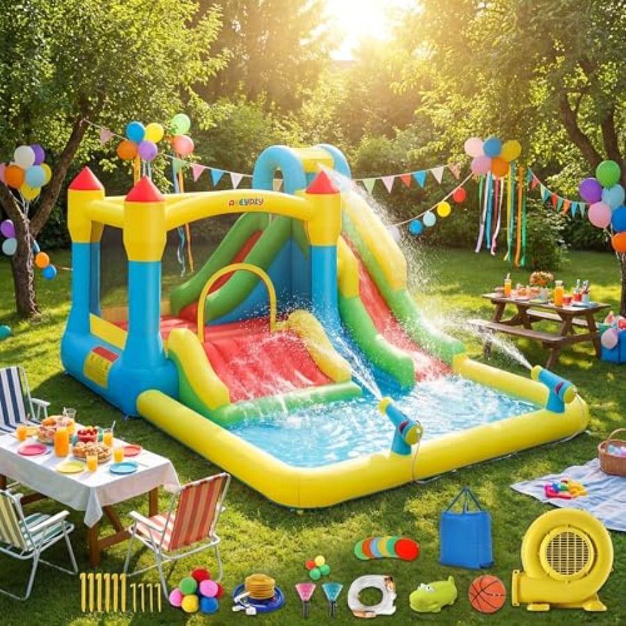Outdoor/Indoor inflatable wate – Kids Outdoor Bounce House Bewertung und Preis