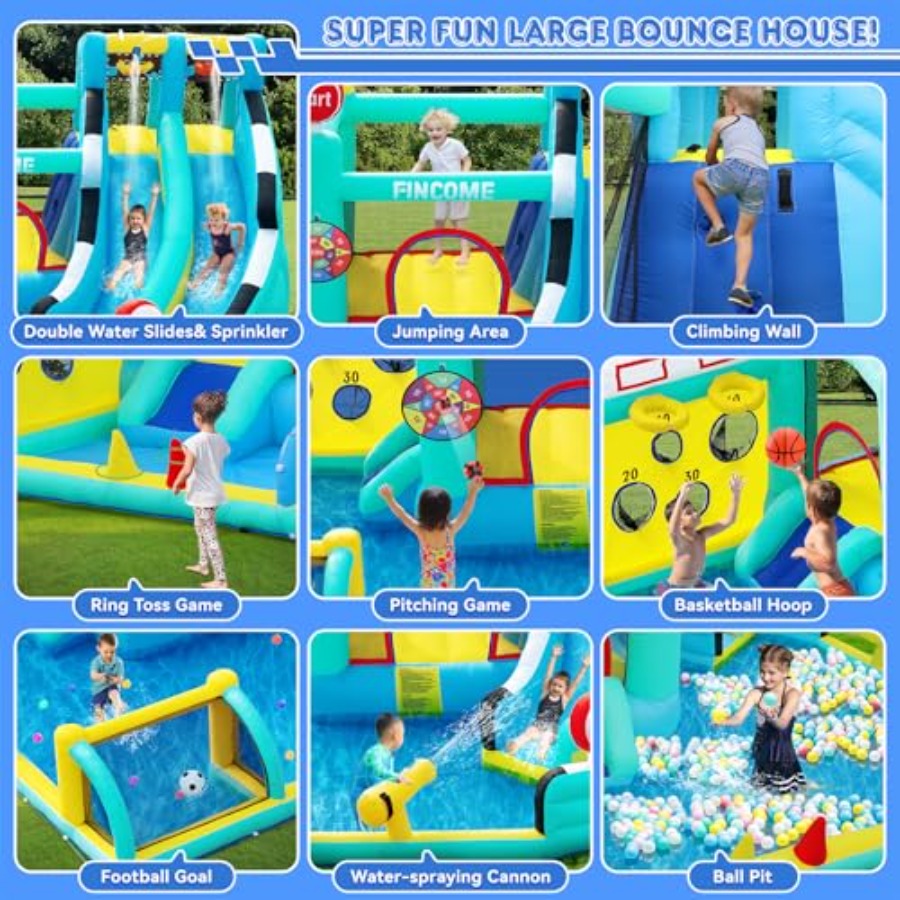 Outdoor indoor inflatable boun – Kids Outdoor Bounce House Bewertung und Preis