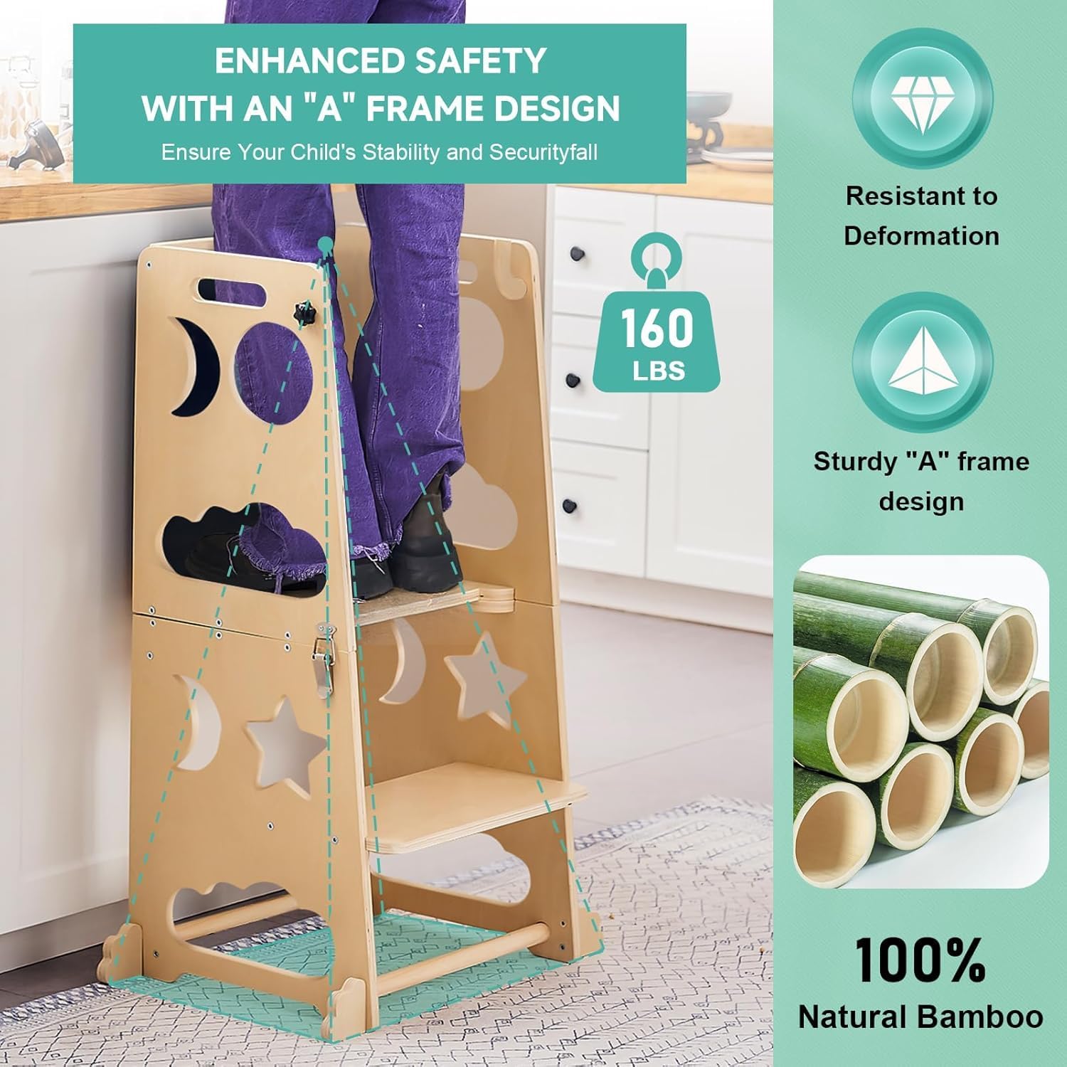 Foldable Toddler Kitchen Tower – Kids Outdoor Table And Chair Set Bewertung und Preis