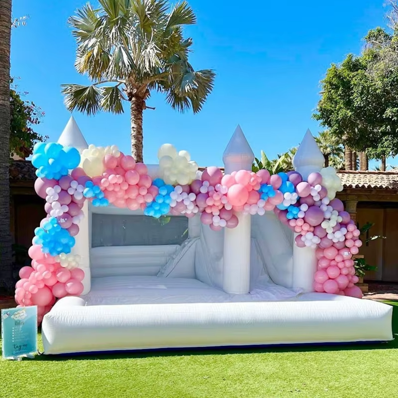 White Bounce House for Kids an – Kids Outdoor Bounce House Bewertung und Preis