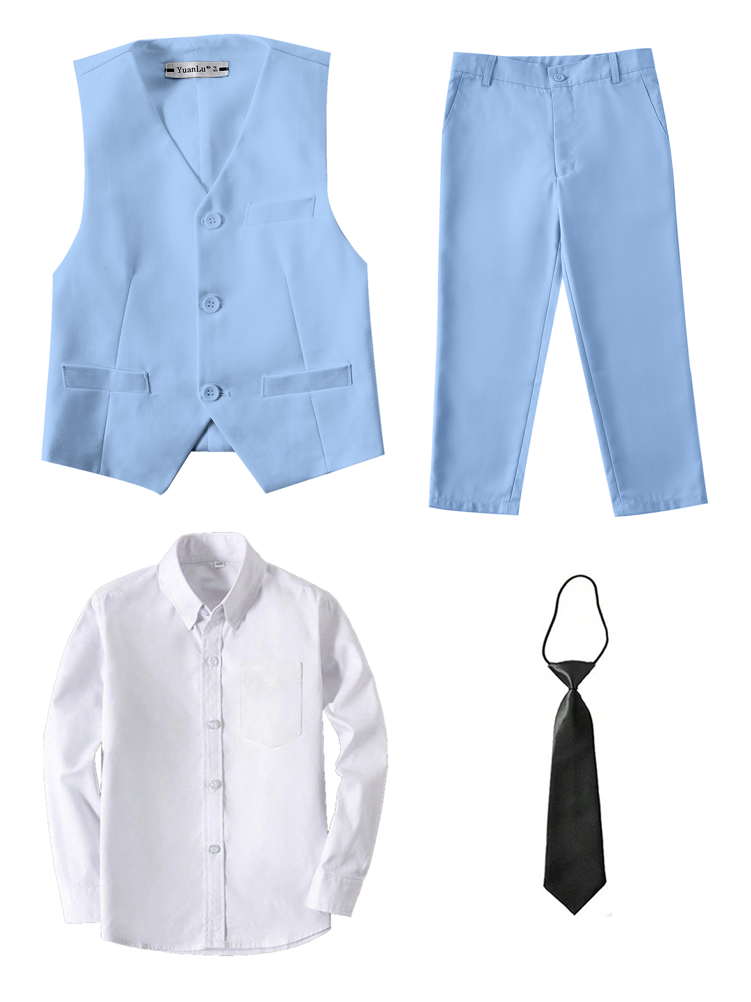 Boys Suit 4-piece Vest Pants S – Kids Outdoor Vest Bewertung und Preis