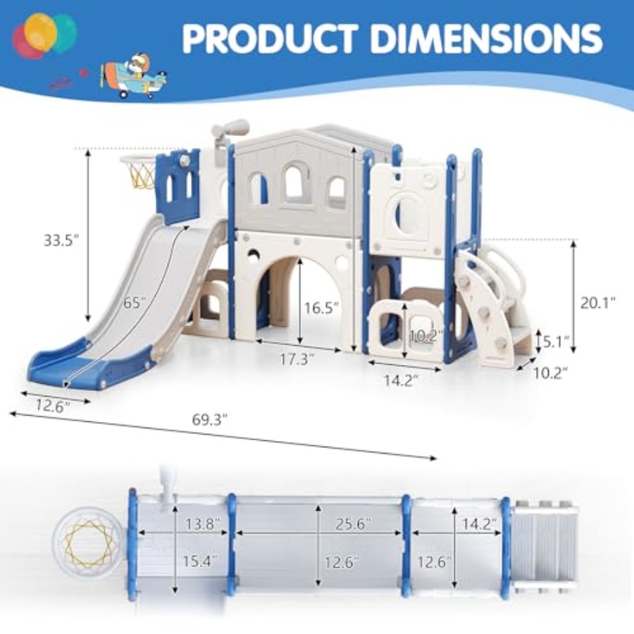 8 in 1 Toddler Slide Set Kid S – Kids Outdoor Climber Bewertung und Preis