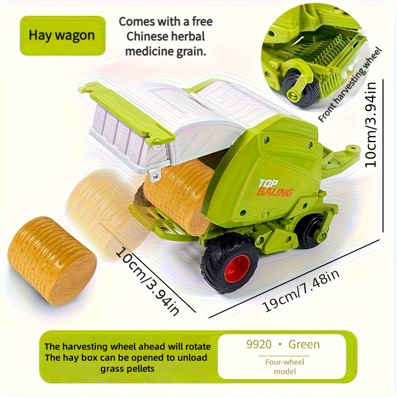 1:24 Inertial Farm Tractor wit – Kids Outdoor Park Bewertung und Preis