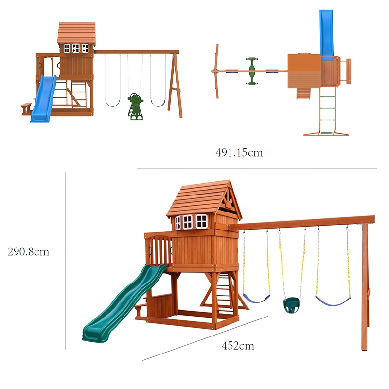 Large Outdoor Amusement Equipm – Kids Outdoor Swing Set Bewertung und Preis