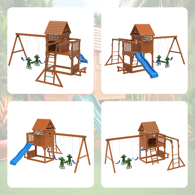 Large Outdoor Amusement Equipm – Kids Outdoor Swing Set Bewertung und Preis