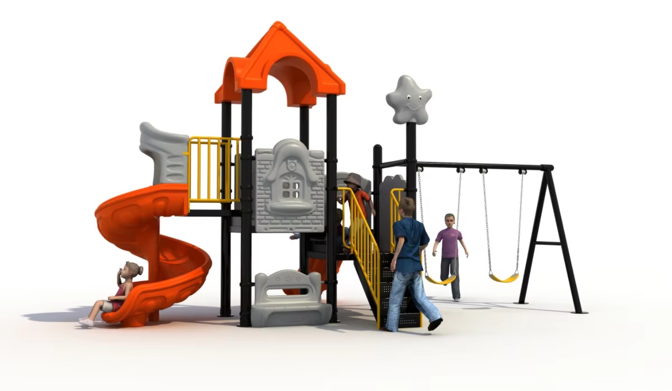 Outdoor Steel Plastic Swing Se – Kids Outdoor Swing Set Bewertung und Preis