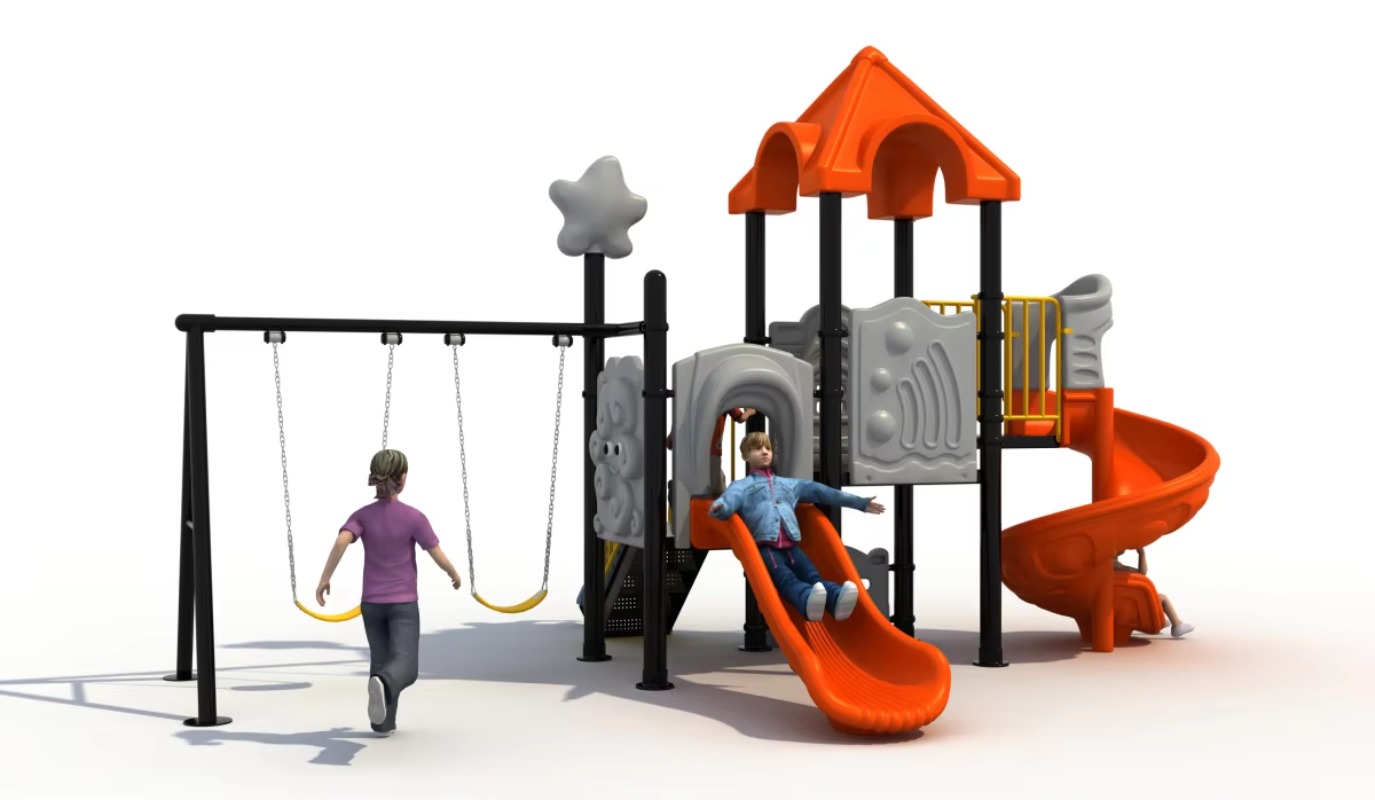 Outdoor Steel Plastic Swing Se – Kids Outdoor Swing Set Bewertung und Preis
