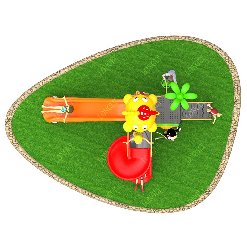 Commercial Plastic Slide 450x2 – Kids Outdoor Park Bewertung und Preis
