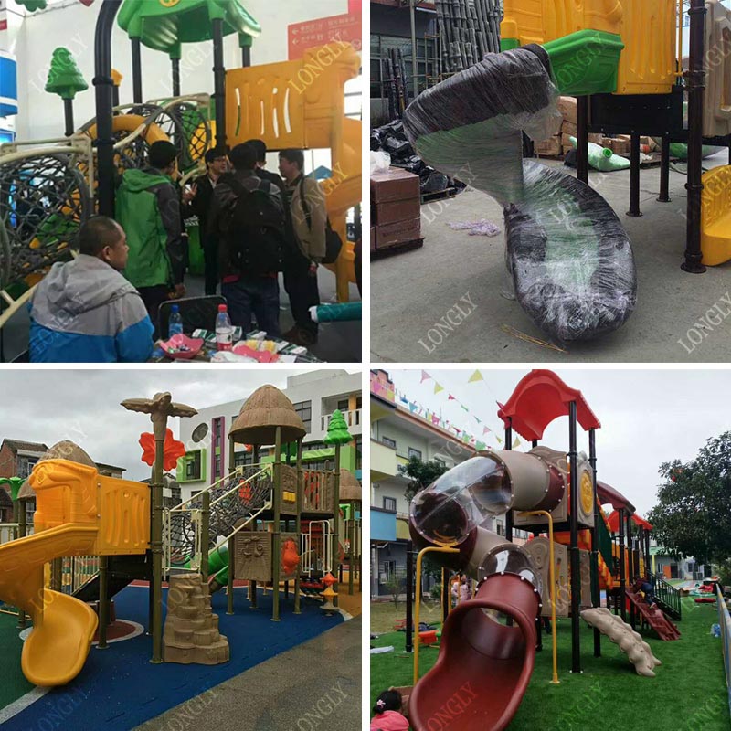 Commercial Plastic Slide 450x2 – Kids Outdoor Park Bewertung und Preis