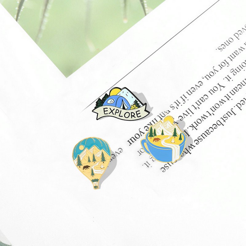 Camping Adventure Enamel Pins  – Kids Outdoor Adventure Bewertung und Preis