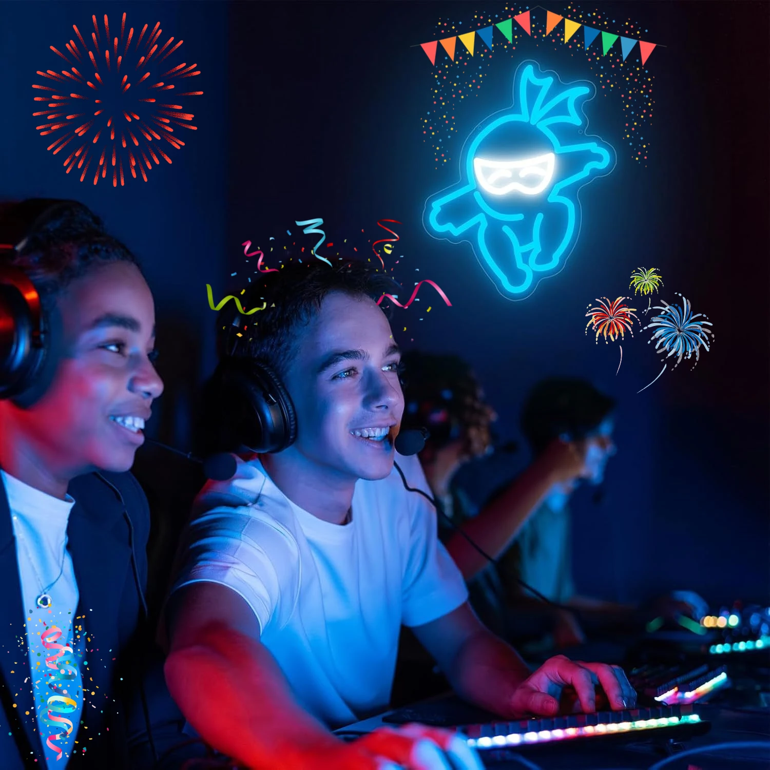 Ninja Neon Sign LED Neon Sign  – Kids Outdoor Ninja Bewertung und Preis