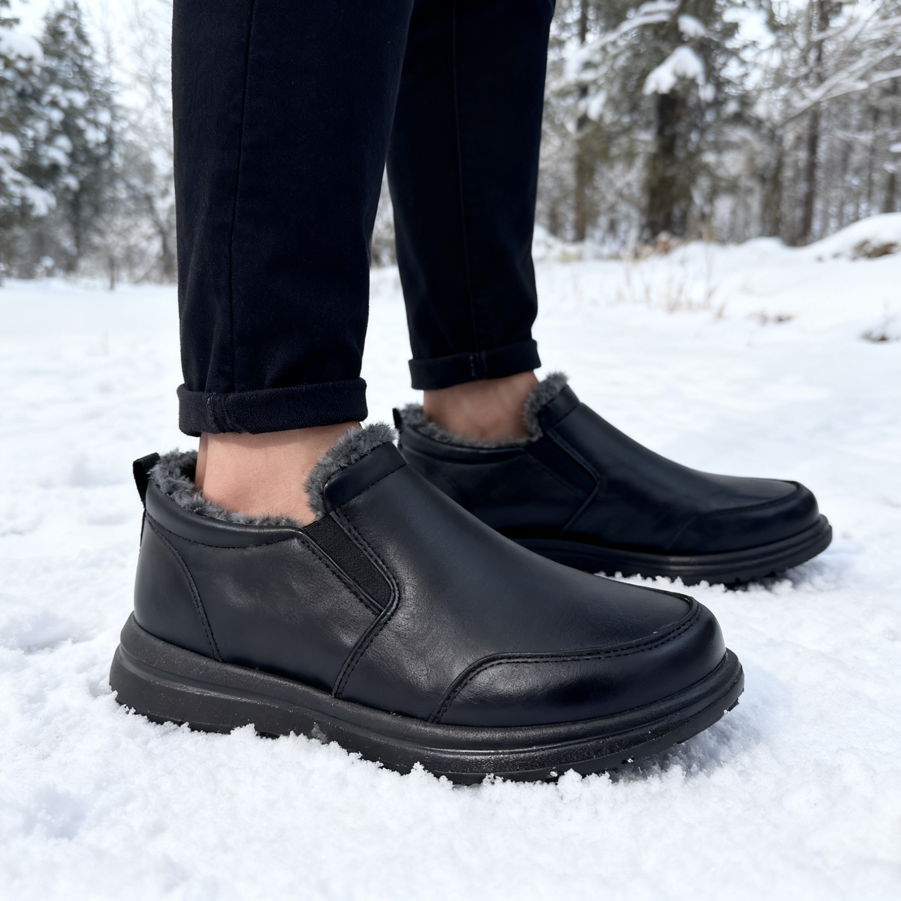 Men's Faux Fur Lined Winter An – Kids Outdoor Shoes Bewertung und Preis
