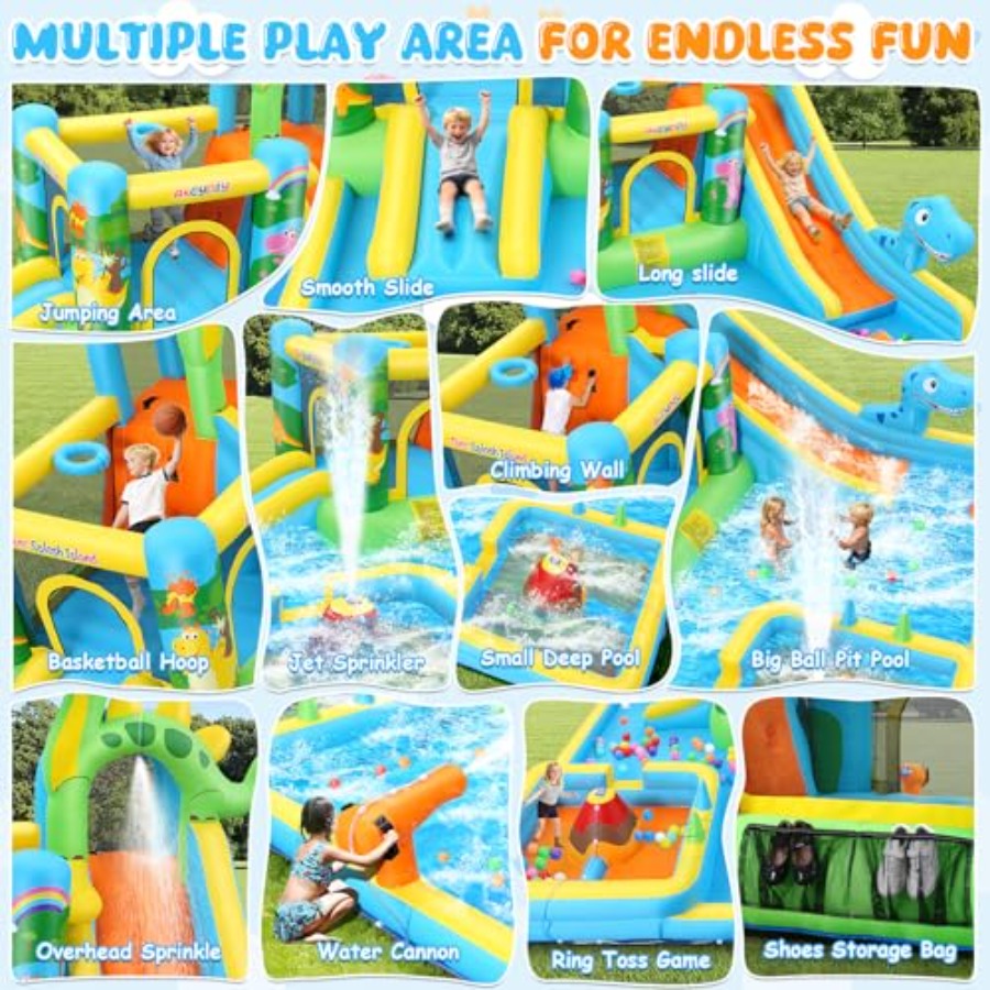 Outdoor backyard inflatable wa – Kids Outdoor Bounce House Bewertung und Preis