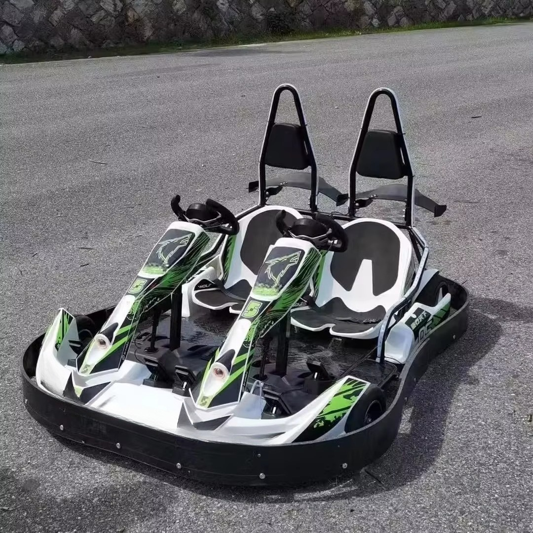 Dual-Seated Electc Racing Kart – Kids Outdoor Karting Bewertung und Preis