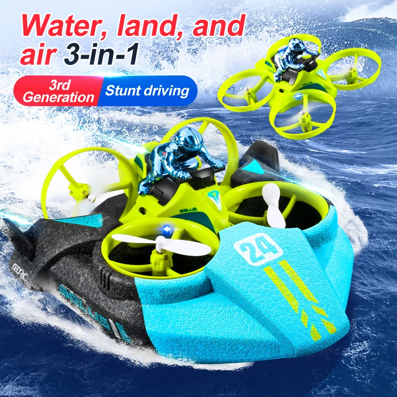 3-in-1 Land Air Sea RC Aircraf – Kids Outdoor Quad Bewertung und Preis