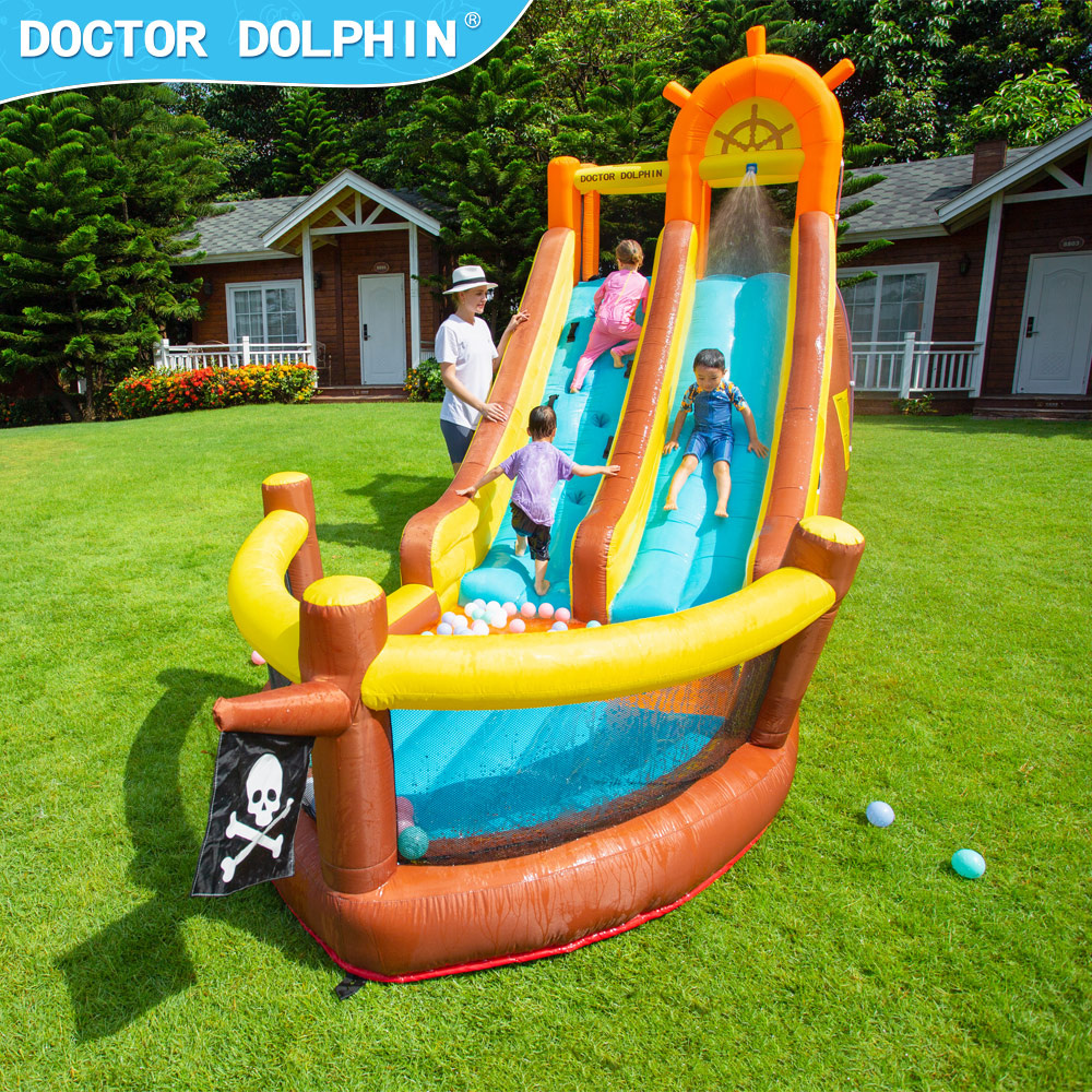 Doctor Dolphin Pirate Ship Out – Kids Outdoor Bounce House Bewertung und Preis