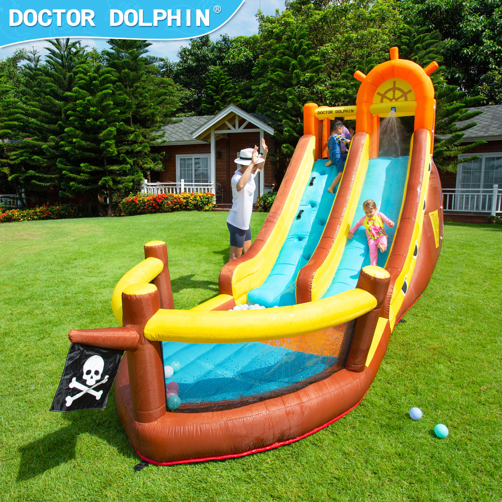 Doctor Dolphin Pirate Ship Out – Kids Outdoor Bounce House Bewertung und Preis