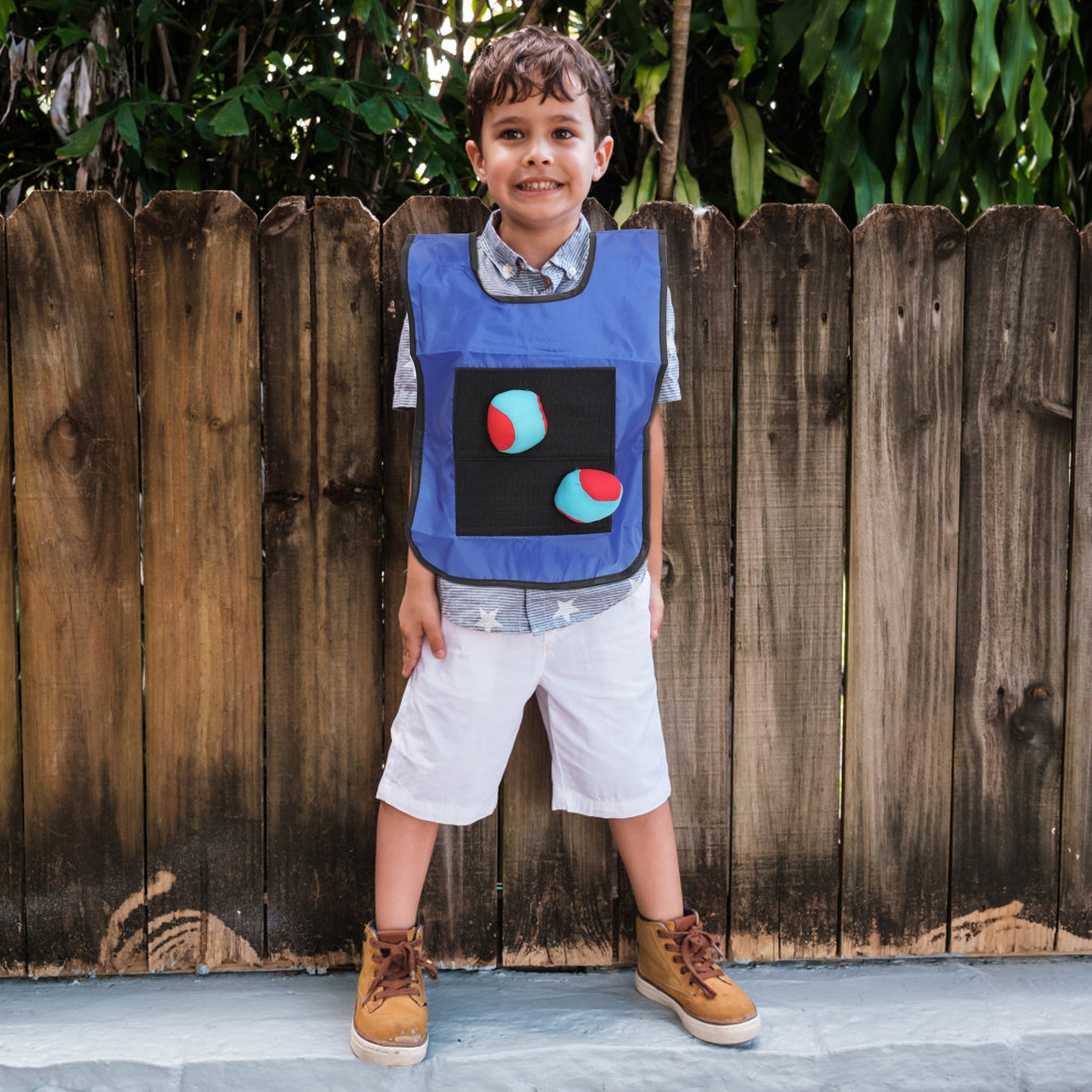 Small Blue Sticky Ball Vest Du – Kids Outdoor Vest Bewertung und Preis