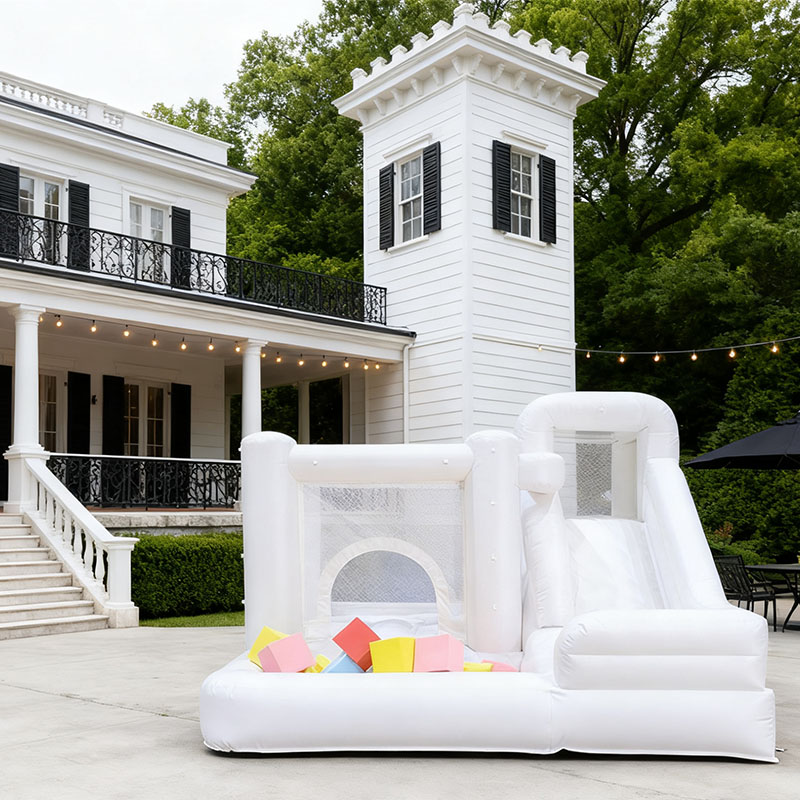 PVC Inflatable White Bounce Ho – Kids Outdoor Bounce House Bewertung und Preis