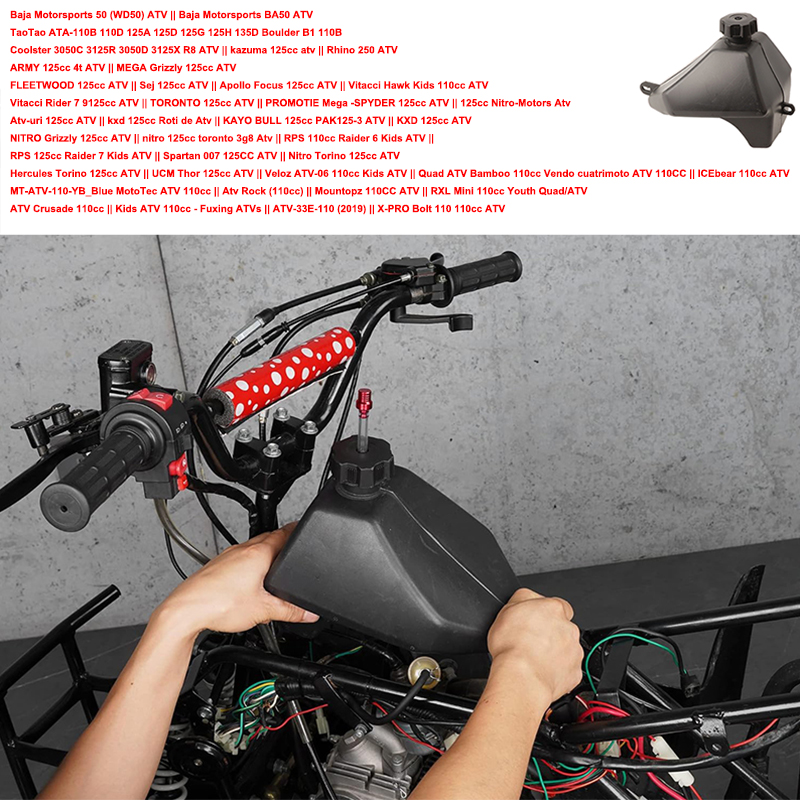 Gas Fuel Petrol Tank For 50cc  – Kids Outdoor Quad Bewertung und Preis