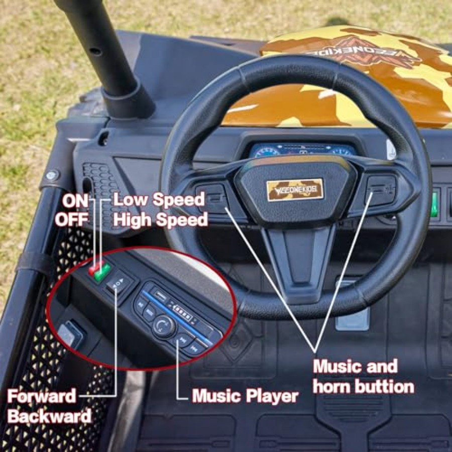Outdoor race truck ride-on toy – Kids Outdoor Electric Car Bewertung und Preis