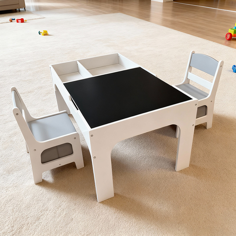Modern Wooden Kids Table and C – Kids Outdoor Table And Chair Set Bewertung und Preis