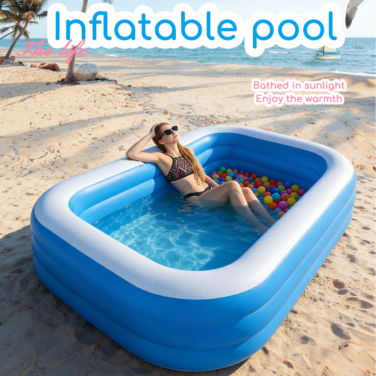 Inflatable Pool for Kids and A – Kids Outdoor Pool Bewertung und Preis