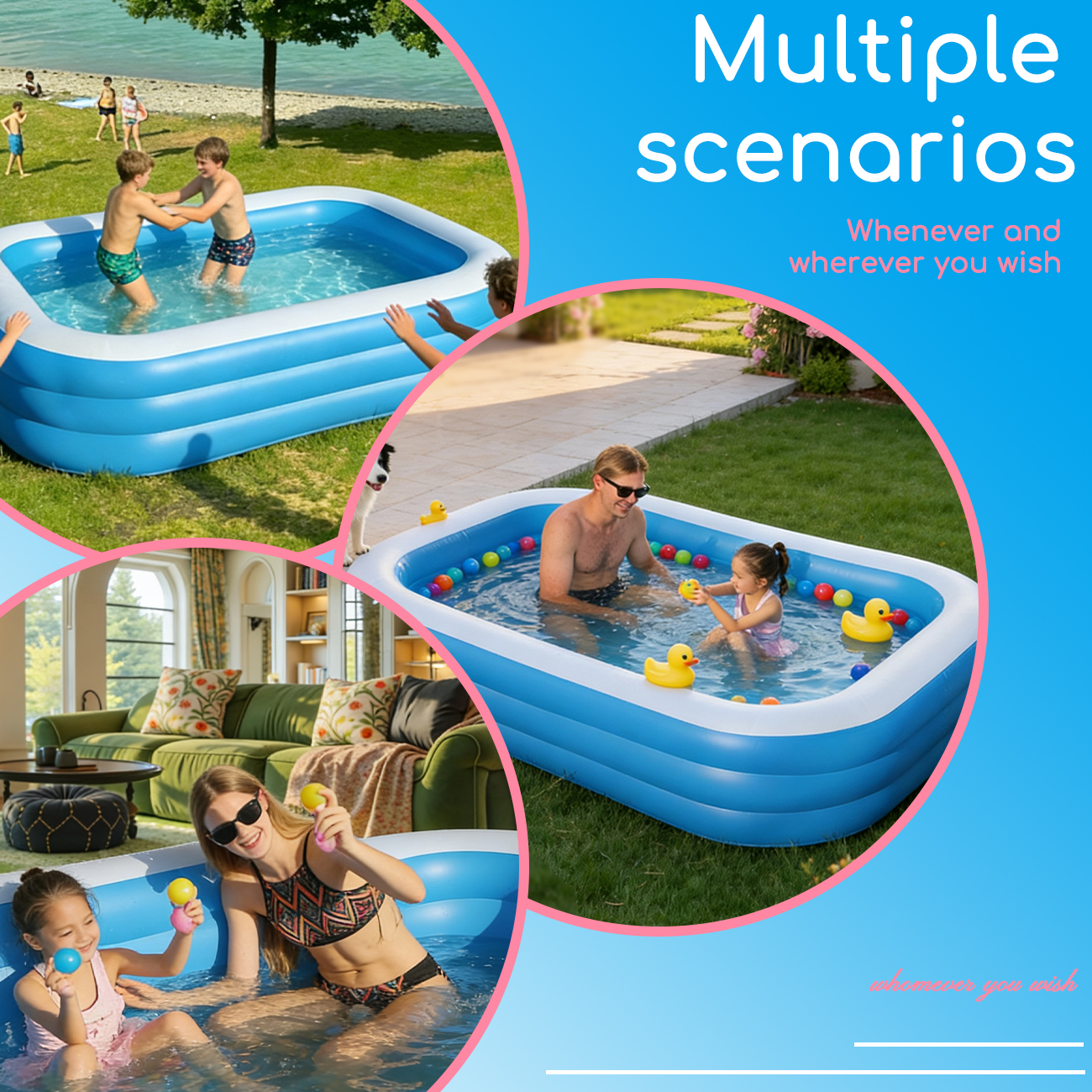 Inflatable Pool for Kids and A – Kids Outdoor Pool Bewertung und Preis