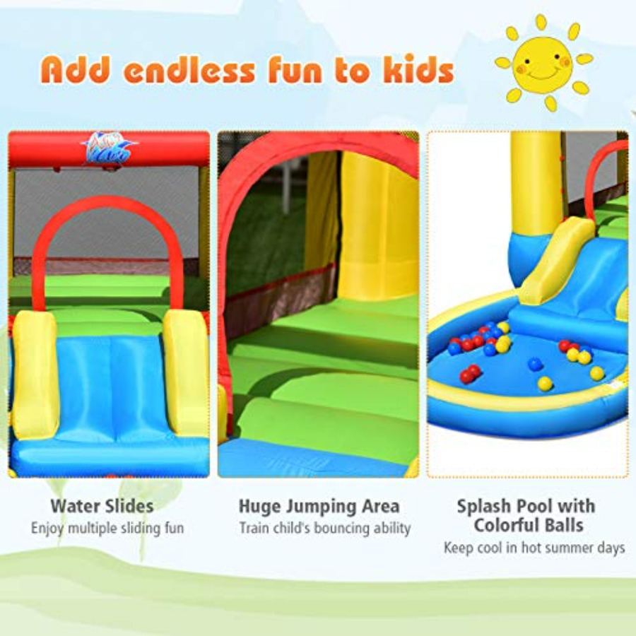 Outdoor backyard inflatable bo – Kids Outdoor Bounce House Bewertung und Preis