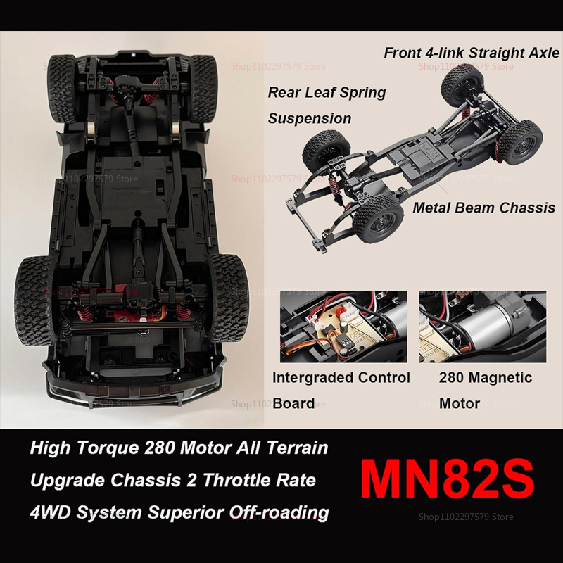 MN82 MN82S RC Crawler Truck 1/ – Kids Outdoor Electric Car Bewertung und Preis