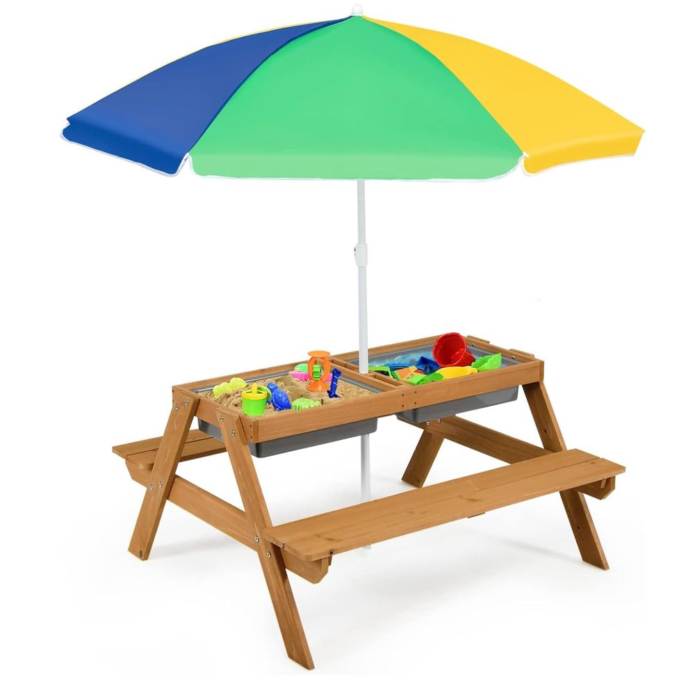 Kids Picnic Table, 4 in 1 Ceda – Kids Outdoor Table Bewertung und Preis