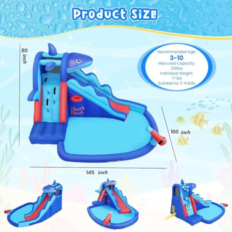 Outdoor/Indoor inflatable wate – Kids Outdoor Bounce House Bewertung und Preis