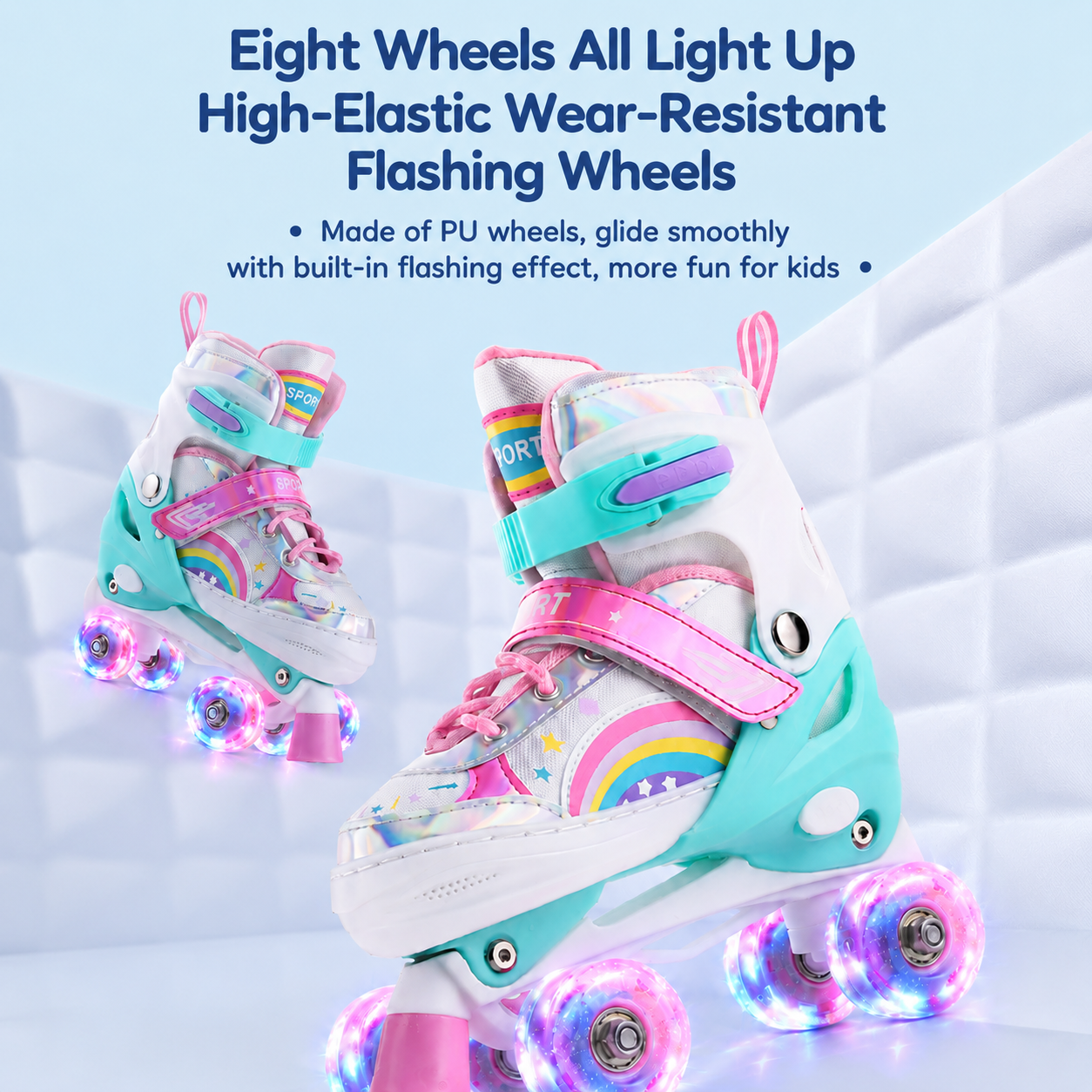 Kids Adjustable Roller Skates  – Kids Outdoor Quad Bewertung und Preis