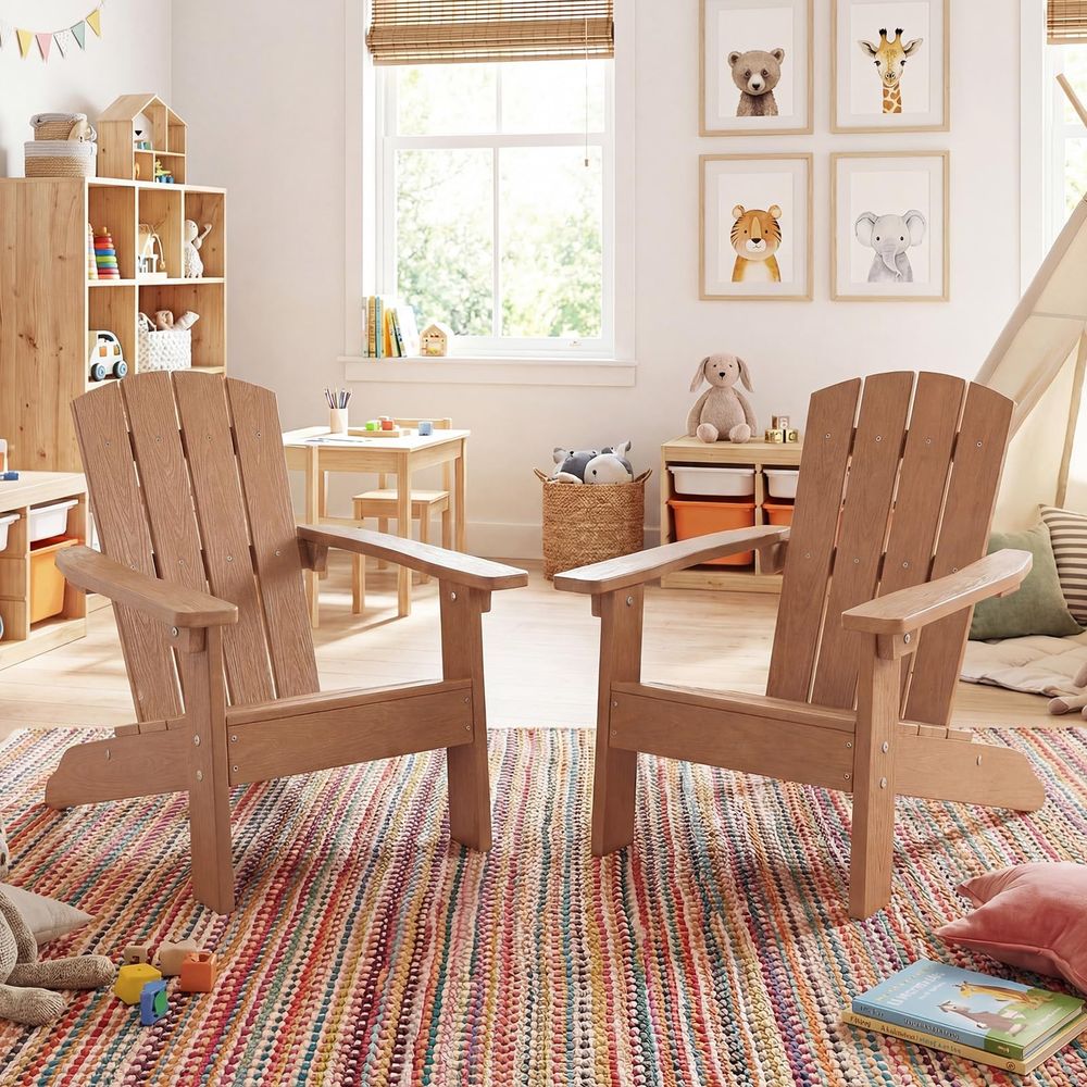 Kids Adirondack Chair, AllWeat – Kids Outdoor Adirondack Chair Bewertung und Preis