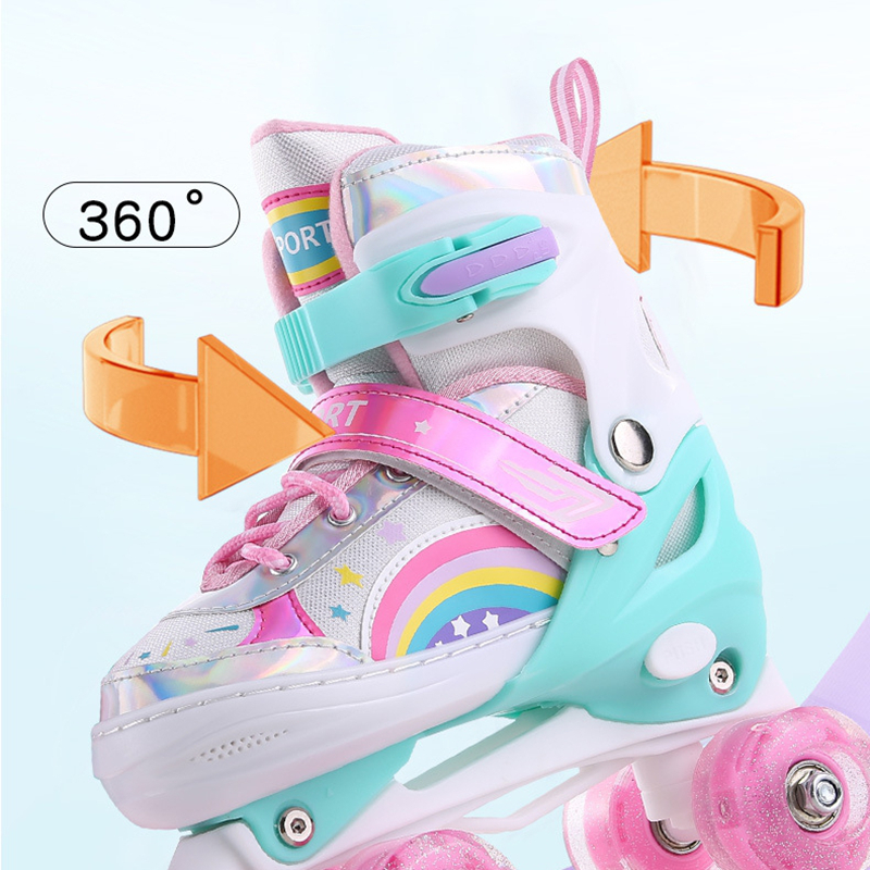 Kids Double Row Roller Skates  – Kids Outdoor Quad Bewertung und Preis