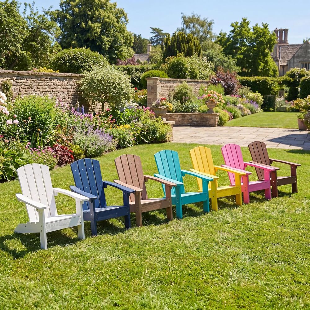 Kids Adirondack Chair, All-Wea – Kids Outdoor Adirondack Chair Bewertung und Preis