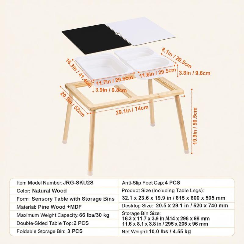 Sensory Table for Toddlers, Ki – Kids Outdoor Table Bewertung und Preis